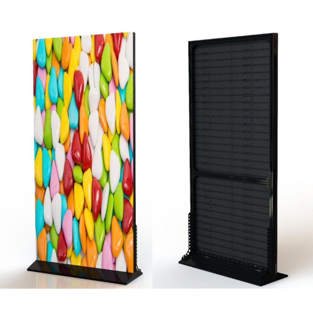 1x2Meters (2SQM) Portable Rolling LED Poster Display, Single Side Scre ...